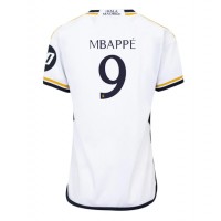 Real Madrid Kylian Mbappe #9 Replica Home Shirt Ladies 2023-24 Short Sleeve